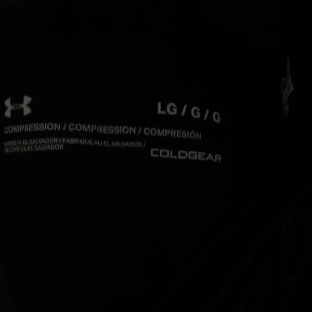 Under Armour ColdGear Men's Black Compression Pants Size L Athletic Skinny Leg